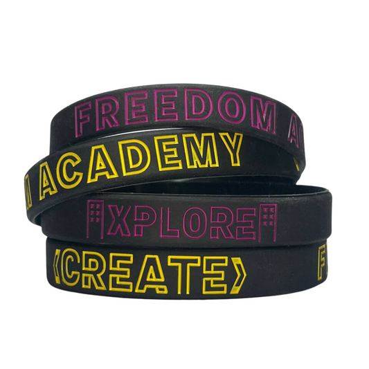 Pulseras Freedom Academy "Create & Xplore" - Edición Limitada