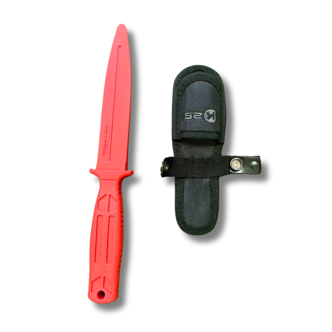 Cuchillo de Entrenamiento GOMA K25 - Ideal para Stuntmans, Performers y Artes Marciales